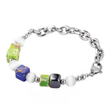 Square Pearl Antique Necklace Hip Hop China-Chic Style Sweater Chain