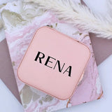 Personalised Travel Jewellery Box Bridesmaid Jewelry Case
