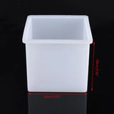 Square Resin Molds for DIY Art Candle Soap Making 10cm