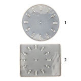 Square Round Clock Epoxy Resin Mold DIY Crafts Silicone Mould
