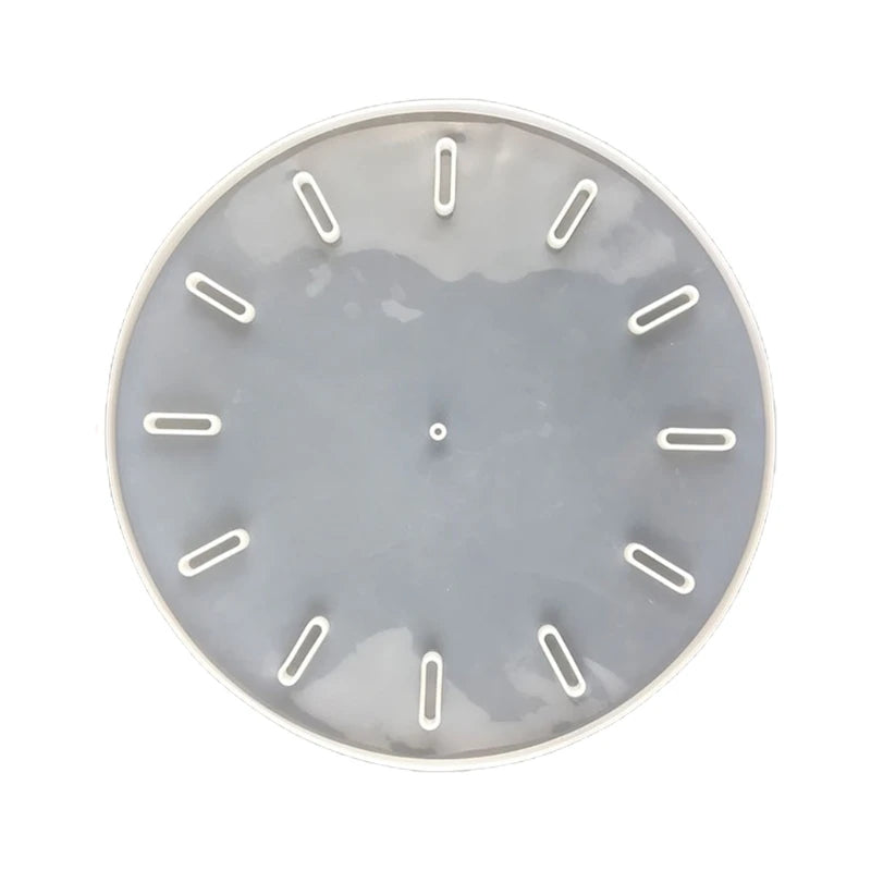 Square Round Clock Epoxy Resin Mold DIY Crafts Silicone Mould