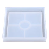 Round Concrete Flower Pot Tray Silicone Mould Epoxy Resin Mold DIY Crafts