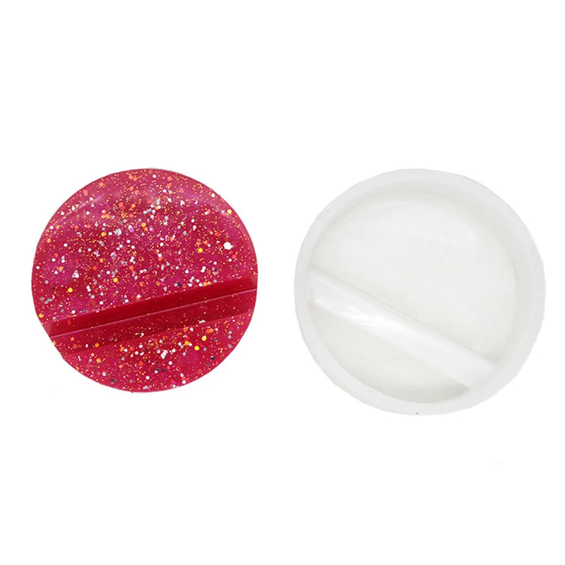 Square Round Mirror Silicone Mould Resin Mold Epoxy Tools
