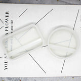 Square Round Mirror Silicone Mould Resin Mold Epoxy Tools