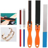 Aluminum Ruler Sand Paper Set for Polishing Wood Jewelry
