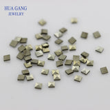 Square Shape Marcasite Stones, 1.2x1.2~2.4x2.4mm