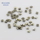 Square Shape Marcasite Stones, 1.2x1.2~2.4x2.4mm