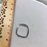 Adjustable Square Hot Ring Base Mountings for Pearl 10pcs/lot