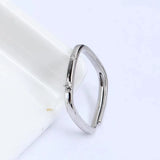 Adjustable Square Hot Ring Base Mountings for Pearl 10pcs/lot