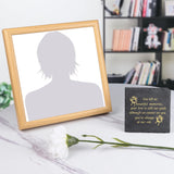 Square Slate Memorial Stone for Pet Remembrance