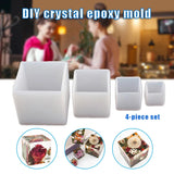 Square Silicone Mould DIY Craft Mold Soap Candle Dessert Making