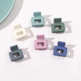 Small Hair Clip Barrettes Crab Hairpin Frosted Catch Clip Matte Mini Hair Claws