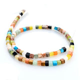 4x4mm Natural Stone Beads Mixed Color Loose Beads for DIY Jewelry Making