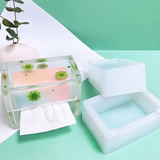Silicone Mold Tissue Box Epoxy Mould Resin Casting DIY Storage Daily Necessities