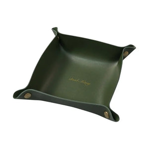 Square Trinket Folding Box Jewelry Tray Dish Storage