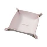 Square Trinket Folding Box Jewelry Tray Dish Storage