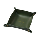 Square Trinket Folding Box Jewelry Tray Dish Storage