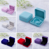 Velvet Bracelet Box Bangle Ring Necklace Jewelry Cases 10 Colors