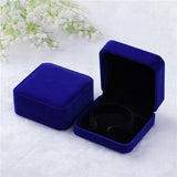 Velvet Bracelet Box Bangle Ring Necklace Jewelry Cases 10 Colors
