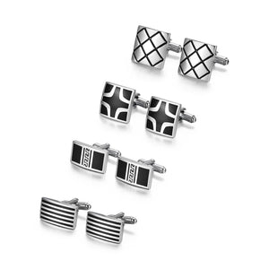 Square Copper Cufflinks for Men's Wedding Guest Gift
