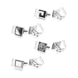 Square Copper Cufflinks for Men's Wedding Guest Gift