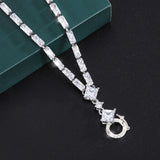 Square Wild Chain Spliced Pendant Jewelry for Women