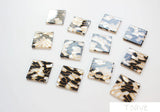 Irregular DIY Earrings Material Accessories - Acetic Acid Square