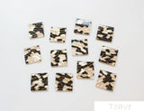 Irregular DIY Earrings Material Accessories - Acetic Acid Square