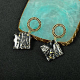 Acetic Acid Earrings Diamond Exaggerated Long Female Earrings