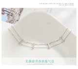 925 Silver Square Fairy Bracelet for Lover Girlfriend