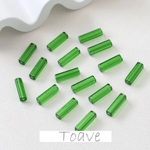 Transparent Glass Beaded Earring Necklace Material