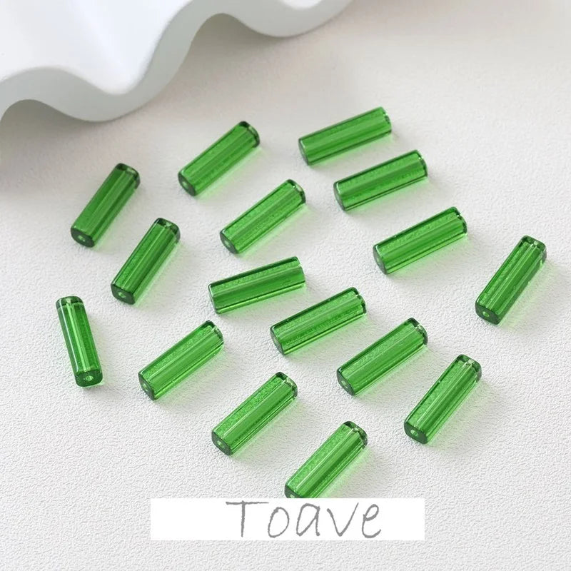 Transparent Glass Beaded Earring Necklace Material
