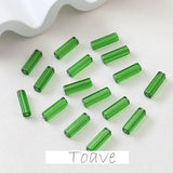 Transparent Glass Beaded Earring Necklace Material
