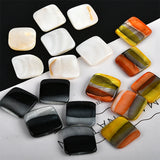 Natural Shell Square Beads Straight Hole DIY Jewelry Making