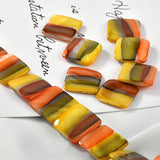 Natural Shell Square Beads Straight Hole DIY Jewelry Making
