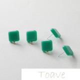 Resin Silver Needle DIY Earrings Hand-Made Accessories