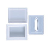 Silicone Mold for Epoxy Resin Production with Shelf for Car Tissue Box Storage