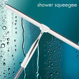 Stainless Steel Shower Wiper with Wall Hanger