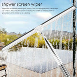 Stainless Steel Shower Wiper with Wall Hanger