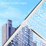 Stainless Steel Shower Wiper with Wall Hanger