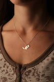 Squirrel Charm Chinchilla Necklace Steel Animal Jewelry