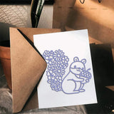 Squirrel Cutting Dies Roadster Animal Stencils for DIY Scrapbooking