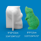 Squirrel Silicone Mold for Candle Making Squirrel Concrete Mold