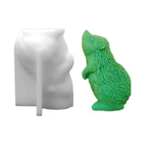 Squirrel Silicone Mold for Candle Making Squirrel Concrete Mold