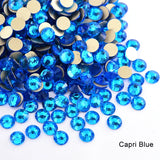 SS3-SS30 Golden AB Nail Glass Strass for Nail Decor