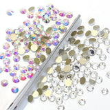 SS3-SS30 Golden AB Nail Glass Strass for Nail Decor