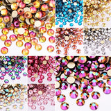 SS3-SS30 Golden AB Nail Glass Strass for Nail Decor