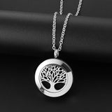 St. Benedict Necklace Stainless Steel Essential Oil Diffuser Locket