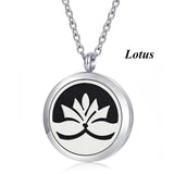 St. Benedict Necklace Stainless Steel Essential Oil Diffuser Locket