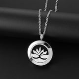 St. Benedict Necklace Stainless Steel Essential Oil Diffuser Locket